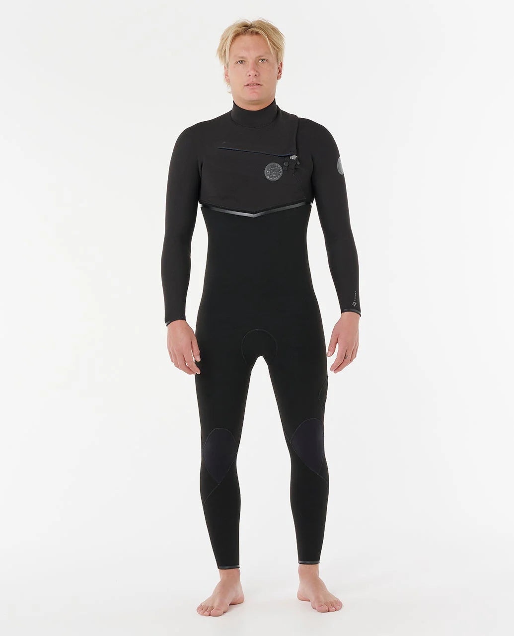 E-Bomb 5/3 Chest Zip Wetsuit - Black (2026)