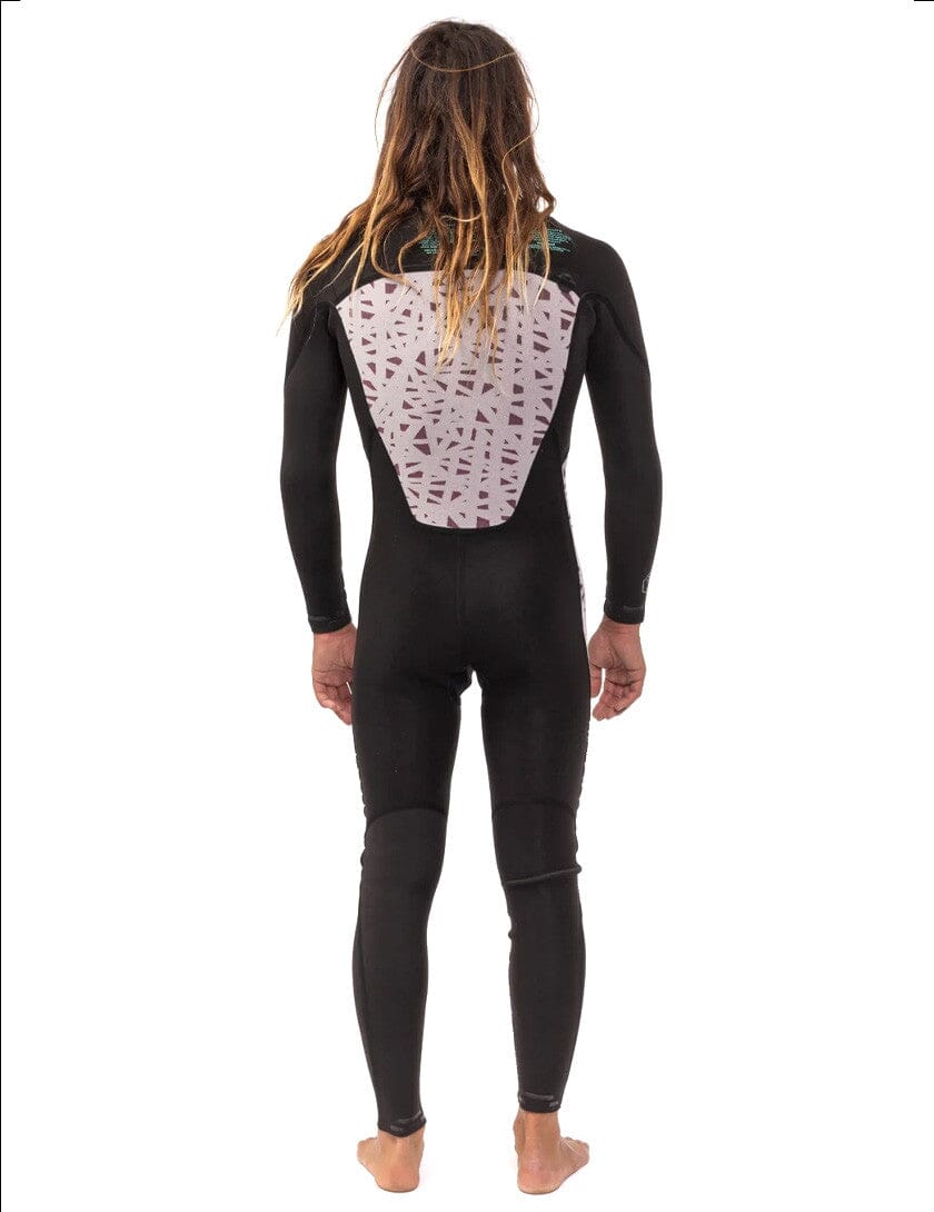 7 Seas 5/4 Chest Zip - Black Wetsuits Vissla