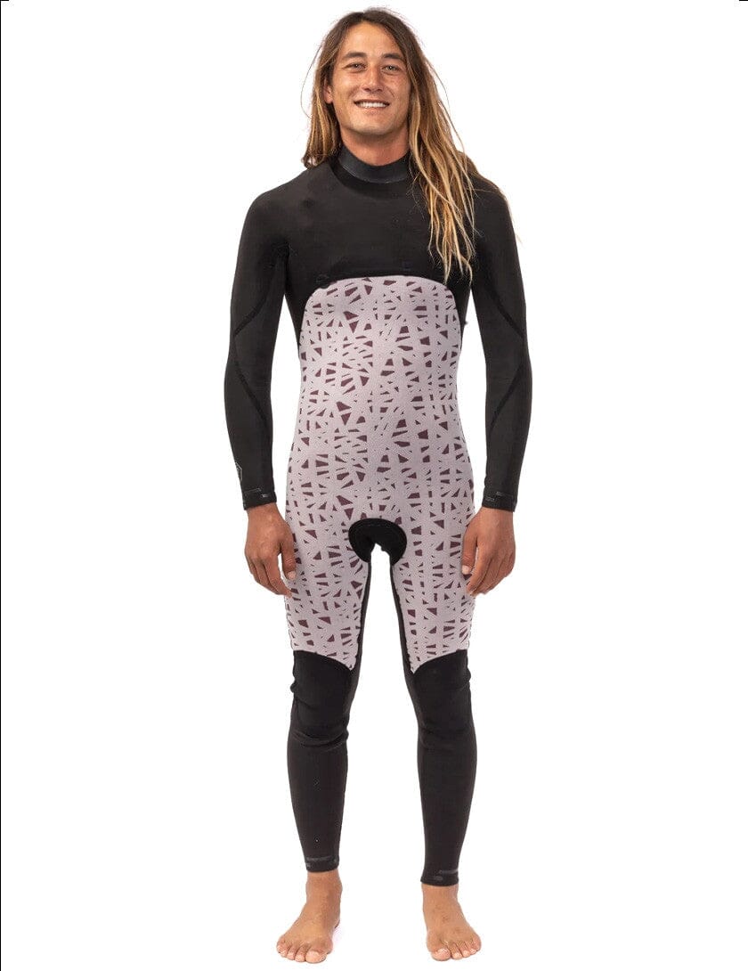 7 Seas 5/4 Chest Zip - Black Wetsuits Vissla