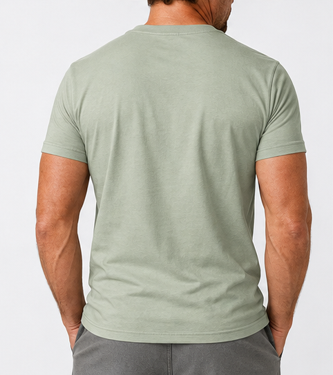 Vintage Sticker Tee - Sage