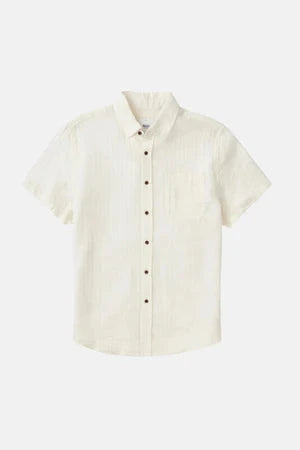 Alan Solid Shirt - Vintage White Men's Shirts & Polos Katin S