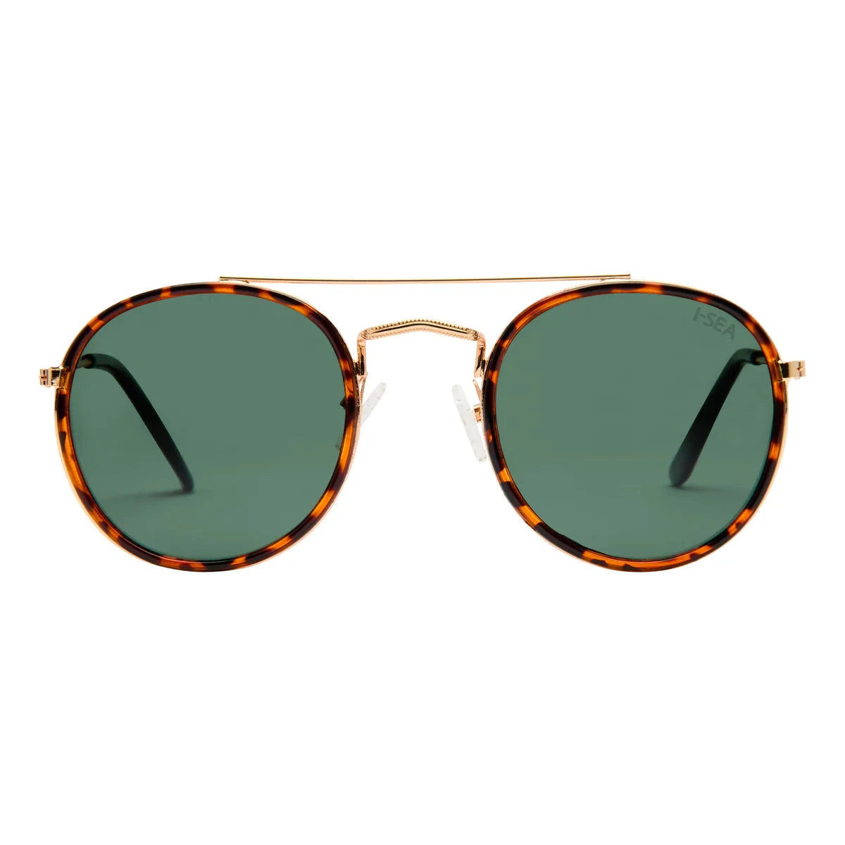 All Aboard - Tort/Green Sunglasses I-Sea