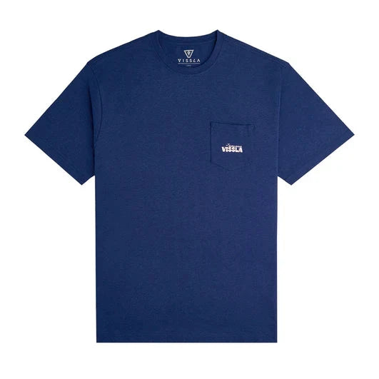 Aloha Hemp Tee - Sea Men's T-Shirts & Vests Vissla