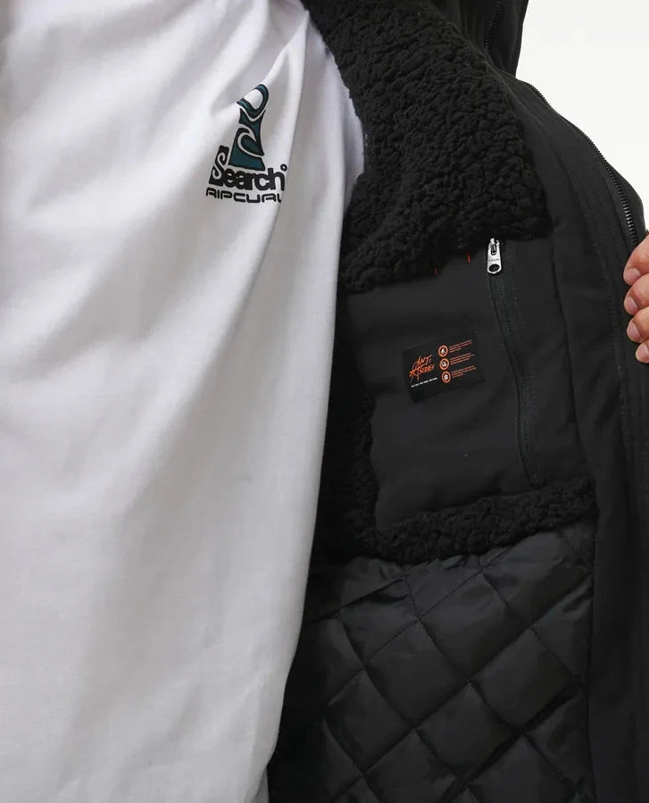 Anti Series Exit 5K Jacket 2025 - Black Men's Jackets Rip Curl