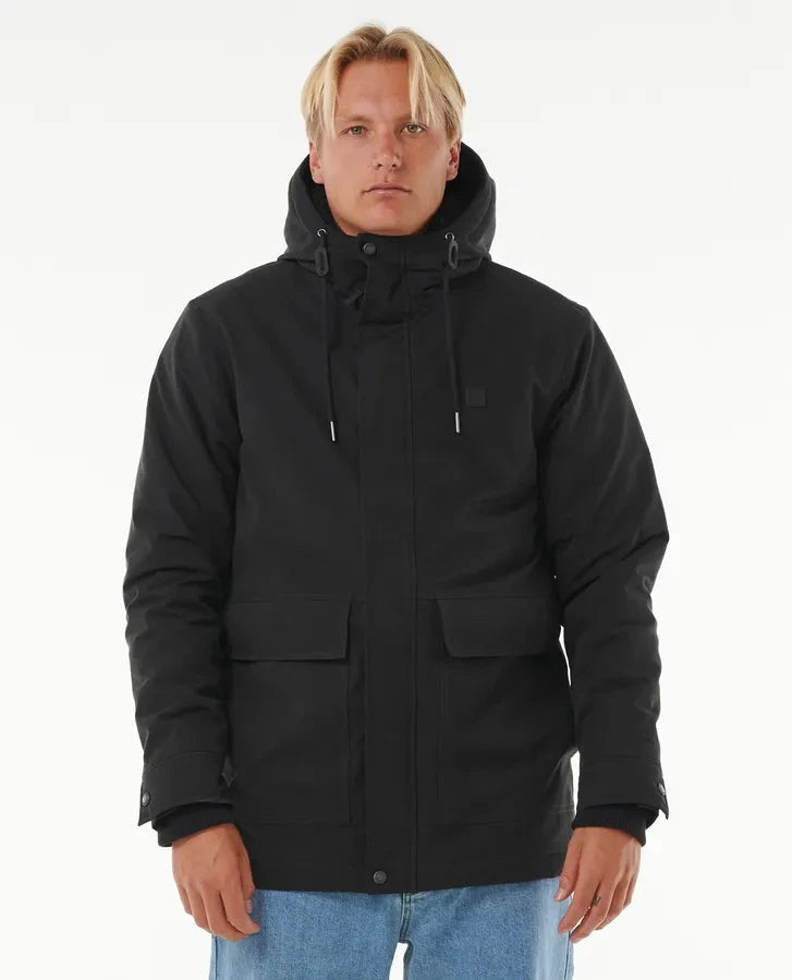 Anti Series Exit 5K Jacket 2025 - Black Men's Jackets Rip Curl L