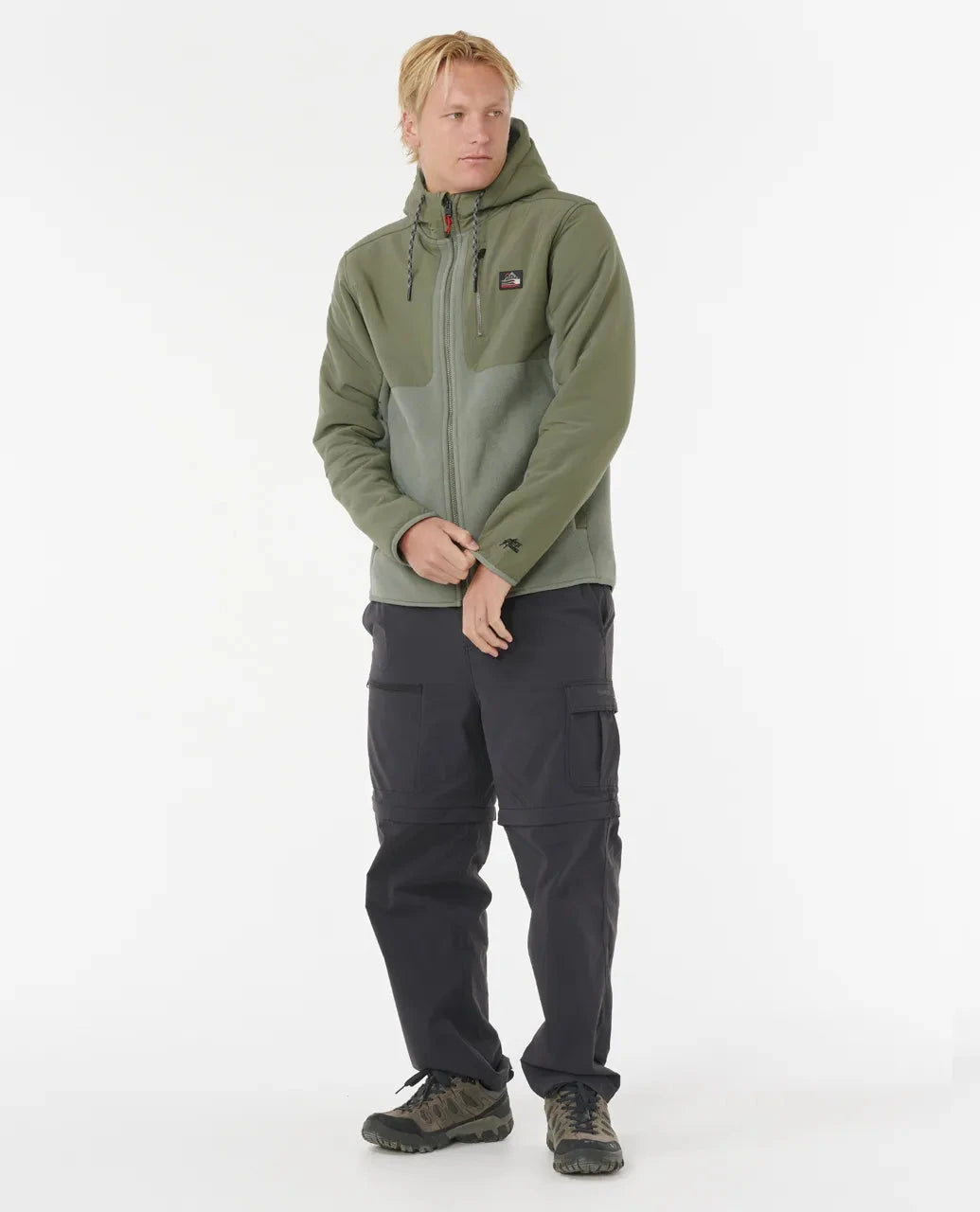 Anti Series Search Fleece - Cactus Green Men's Jackets Rip Curl