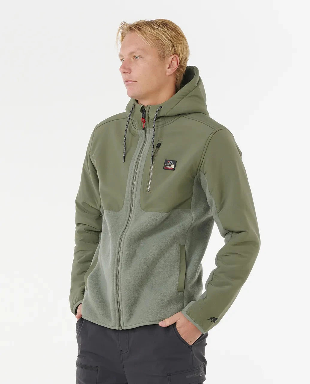 Anti Series Search Fleece - Cactus Green Men's Jackets Rip Curl