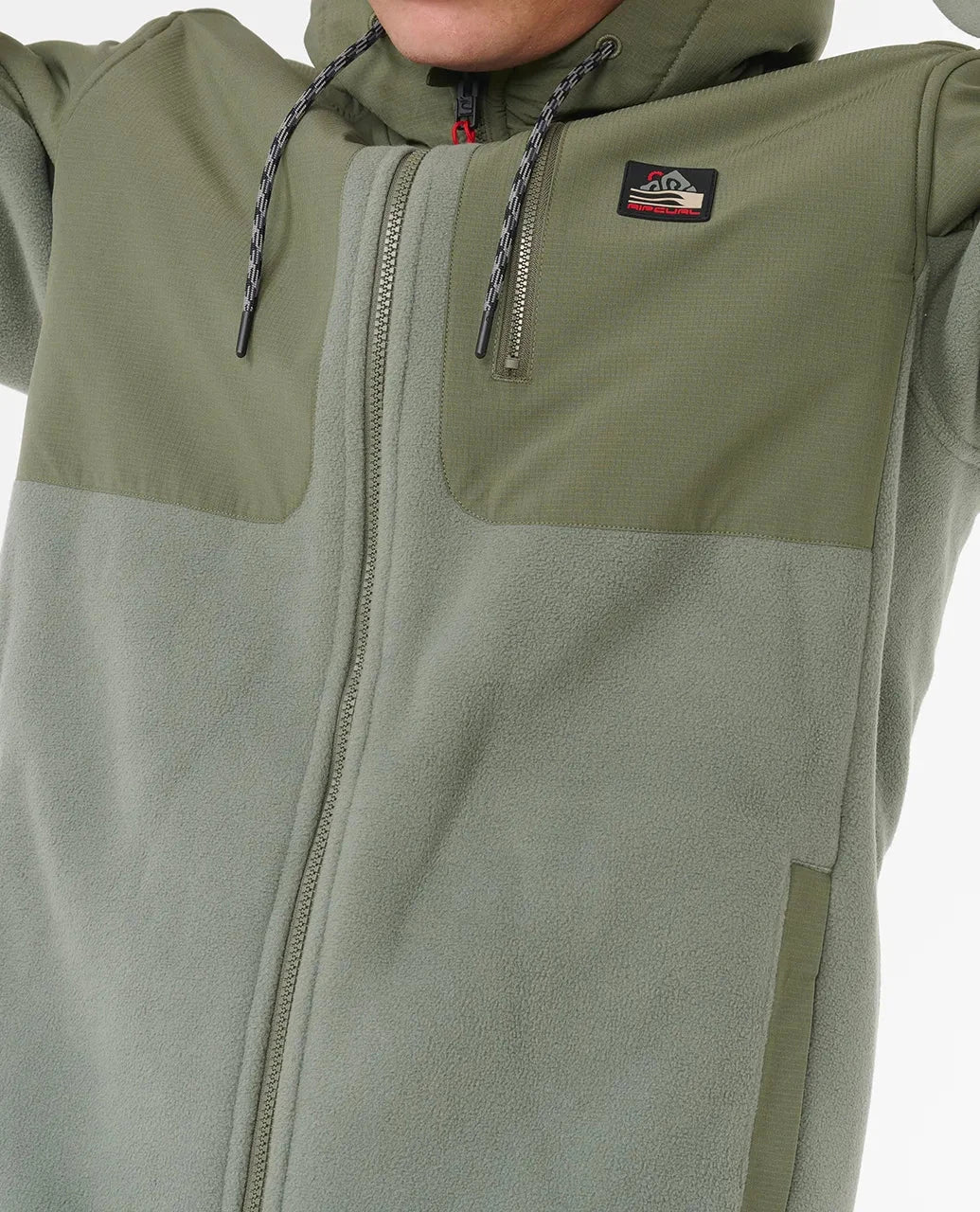 Anti Series Search Fleece - Cactus Green Men's Jackets Rip Curl