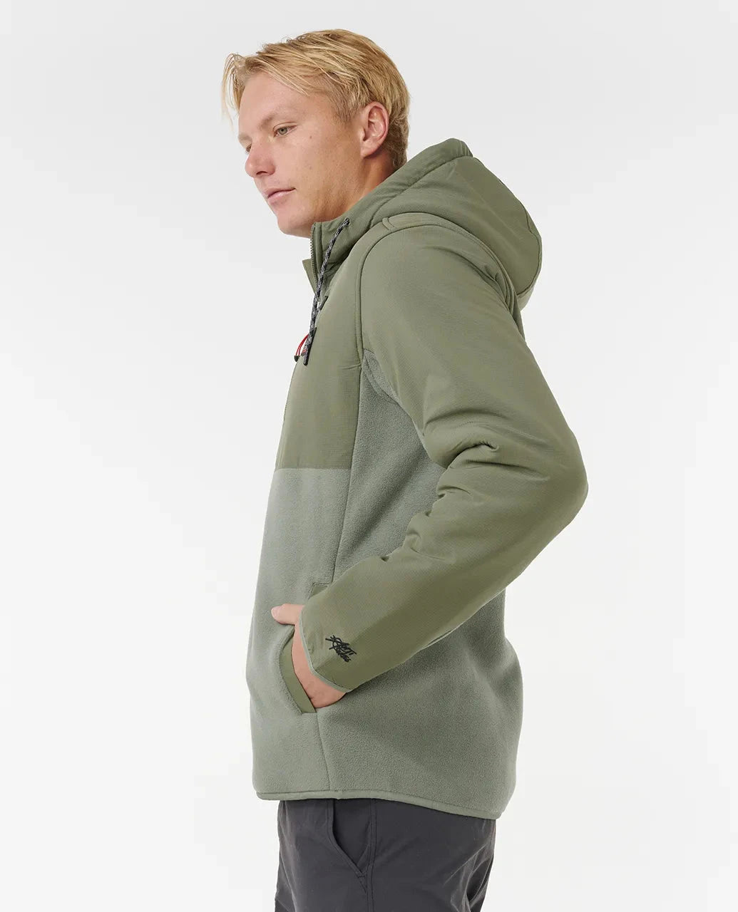 Anti Series Search Fleece - Cactus Green Men's Jackets Rip Curl
