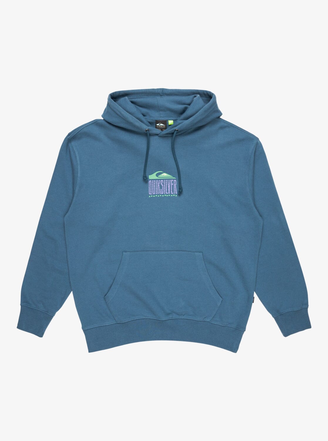 APOG Heritage Pullover Hoodie - Real Teal Men's Hoodies & Sweatshirts Quiksilver