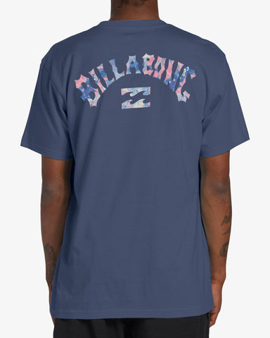 Arch Fill T-Shirt - Slate Blue Men's T-Shirts & Vests Billabong S 