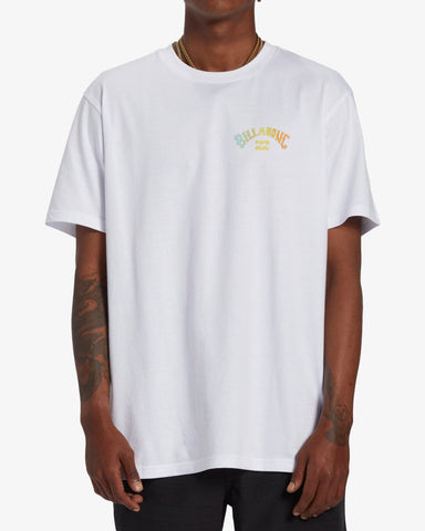 Arch Fill T-Shirt - White Men's T-Shirts & Vests Billabong 