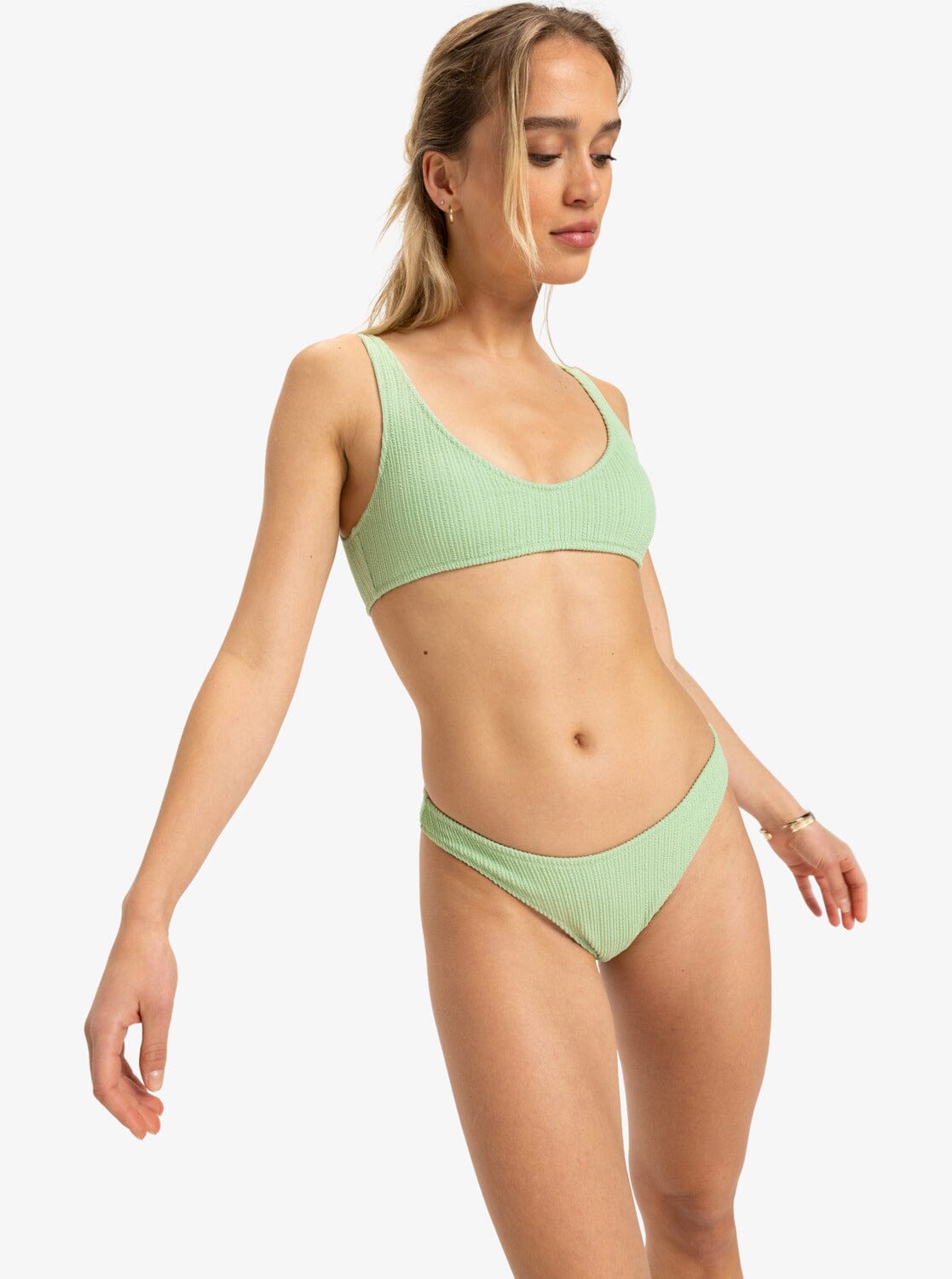 Aruba Cheeky Bikini Bottoms - Sprucetone Women's Swimsuits & Bikinis Roxy