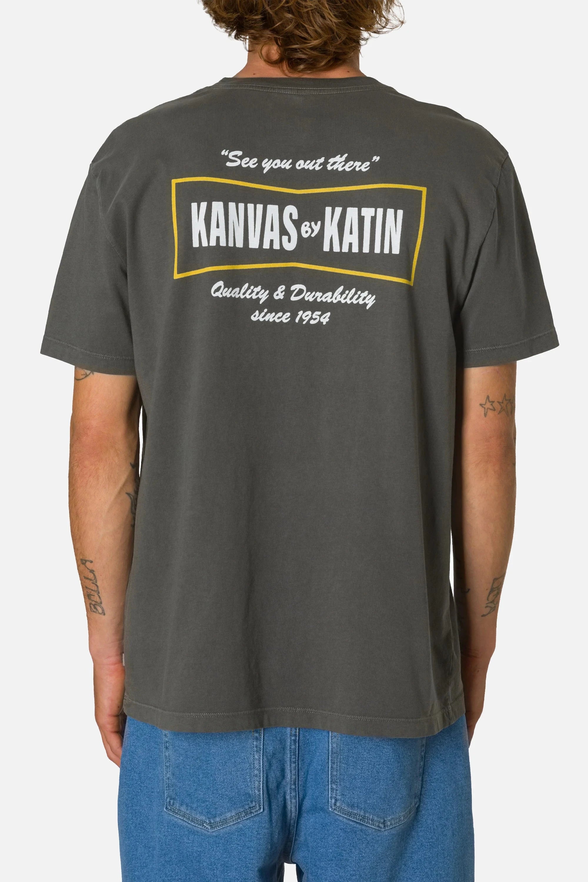 Axle Tee - Lead Men's T-Shirts & Vests Katin S