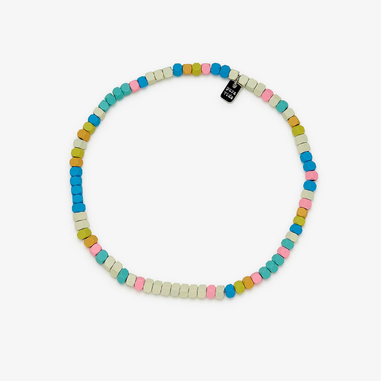 Bahama Bead Stretch Silver Bracelet Jewellery Pura Vida