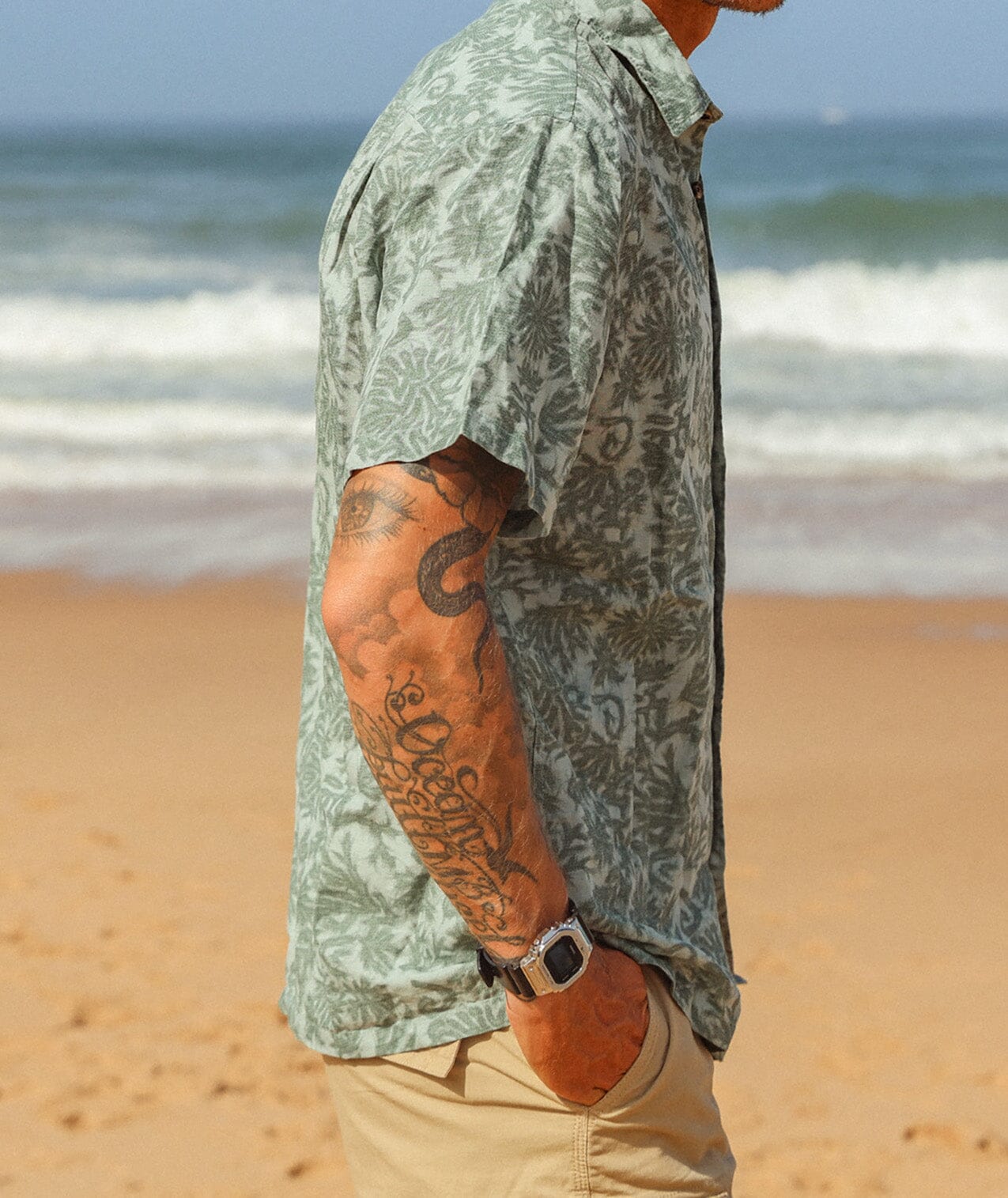 Barrel Shirt - Eucalyptus Men's Shirts & Polos Oxbow