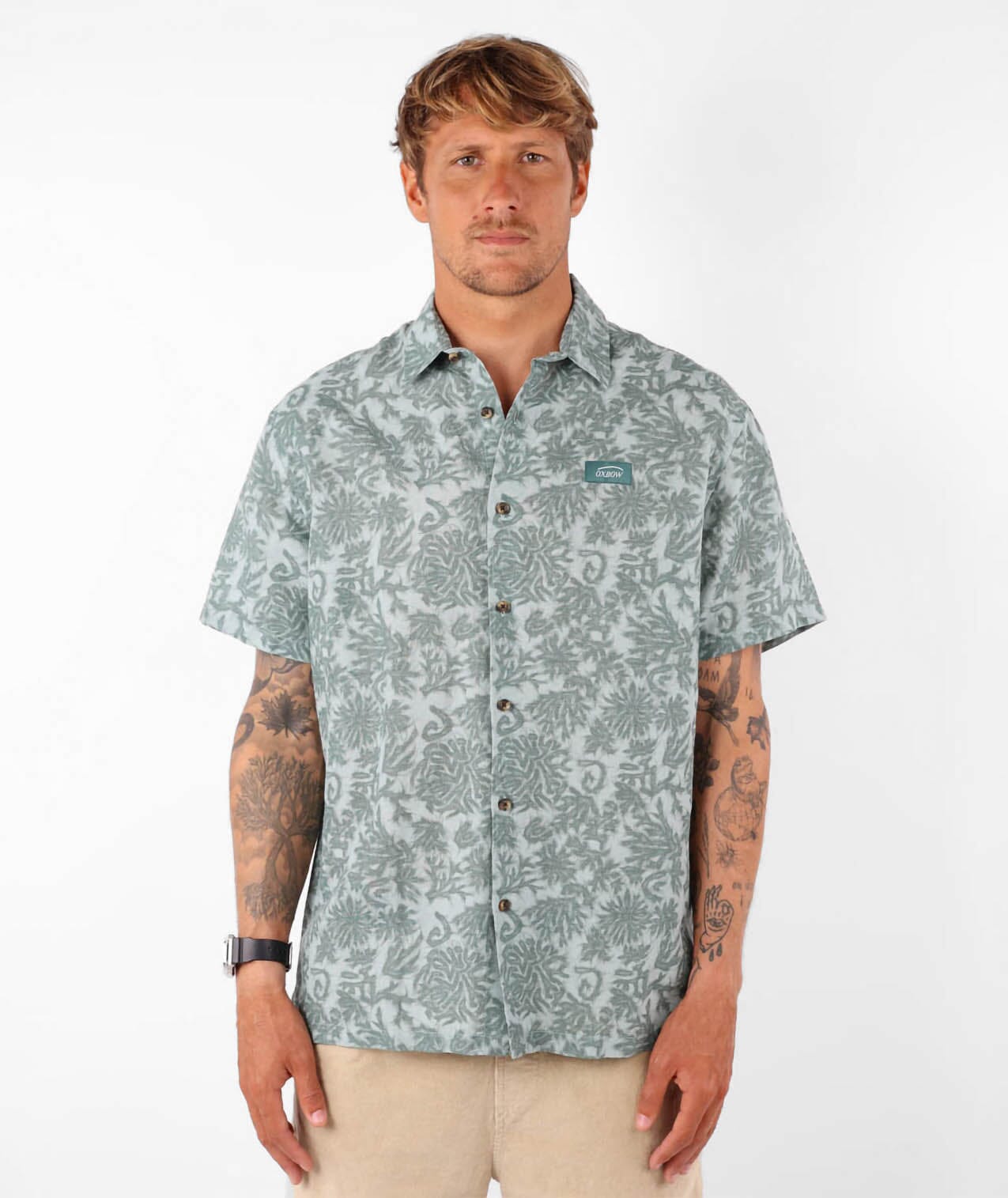 Barrel Shirt - Eucalyptus Men's Shirts & Polos Oxbow