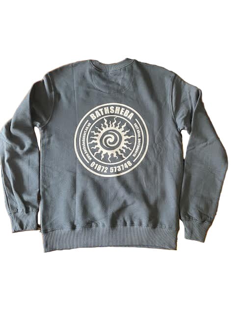 Bathsheba Disc Sweater - Denim Blue Men's Hoodies & Sweatshirts Bathsheba Surf