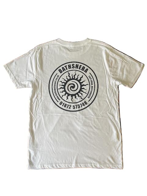 Bathsheba Disc Tee - White Men's T-Shirts & Vests Bathsheba Surf