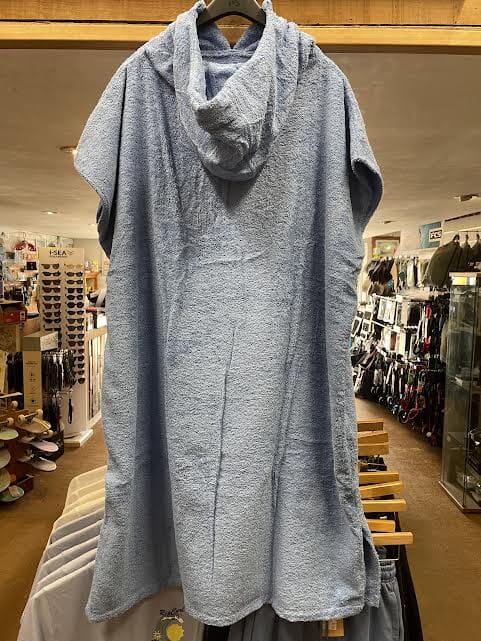Bathsheba Hooded Change Robe Adult -Med Blue Changing Robes Bathsheba Surf