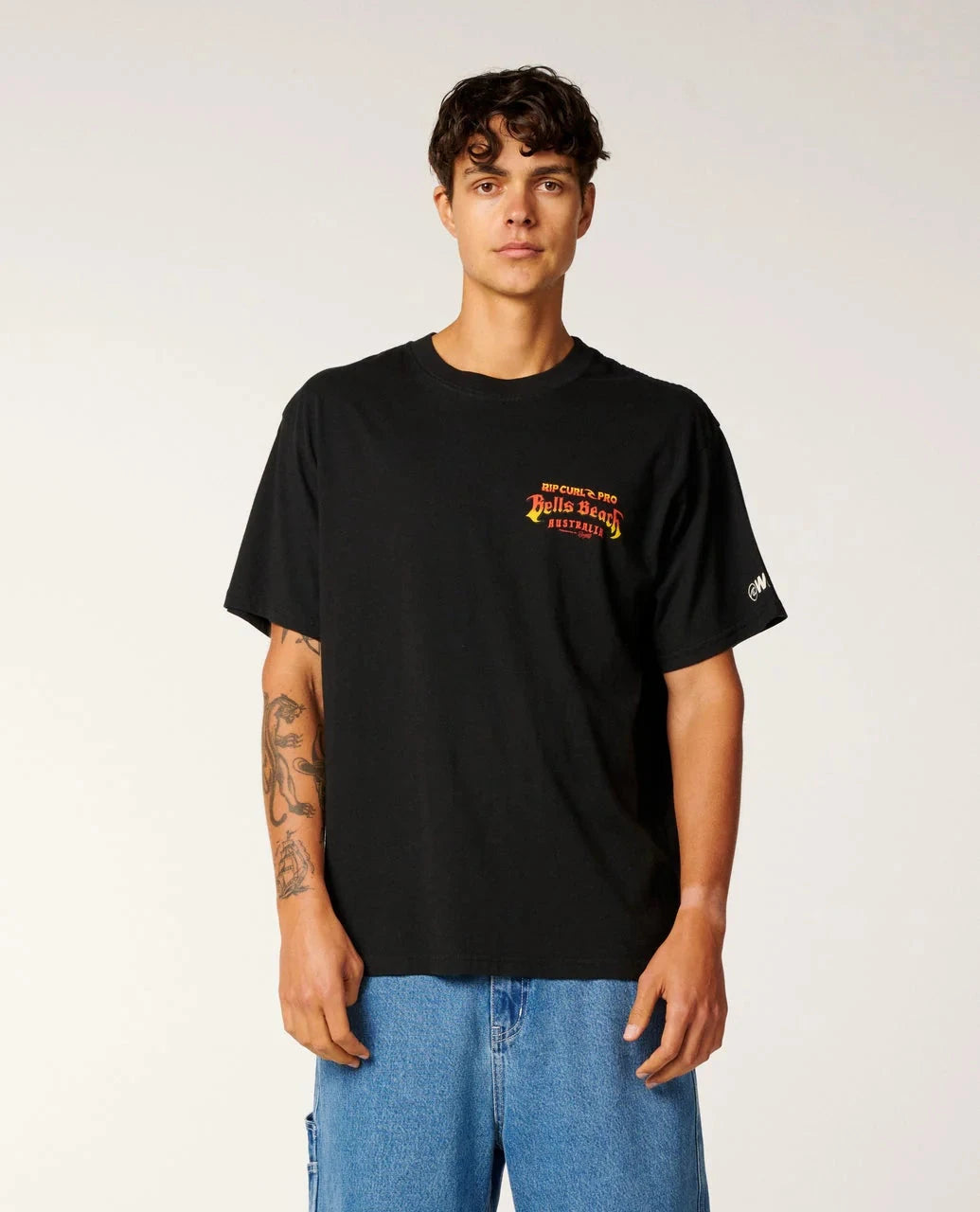 Bells Pro 26 Event Tee - Black Men's T-Shirts & Vests Rip Curl S