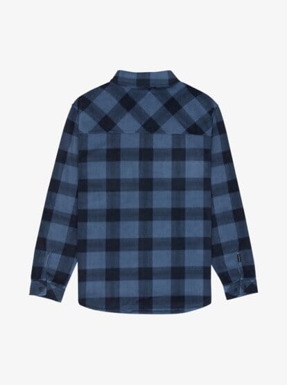 Bering Strait Check Shirt (XL) - China Blue Northsea Plaid Men's Shirts & Polos Quiksilver
