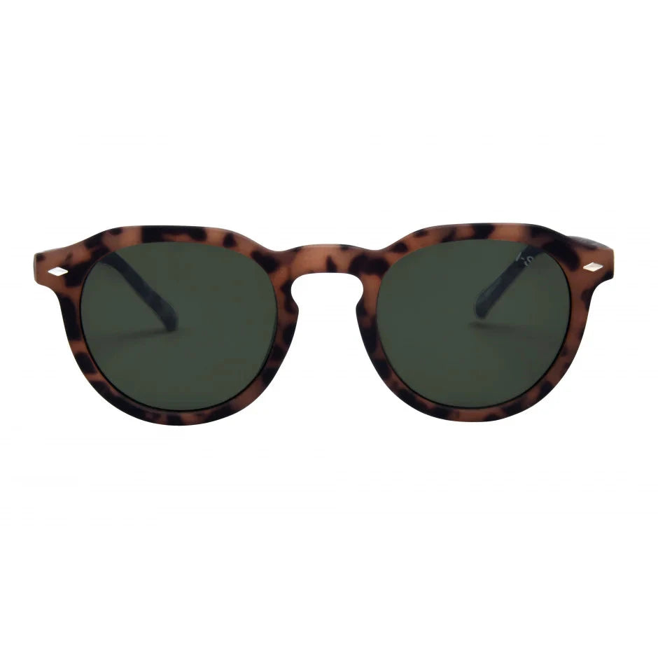 Blair - Blonde Tort/Green Sunglasses I-Sea