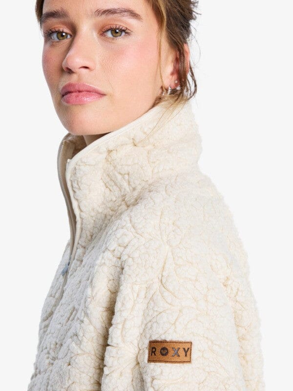 Blurry Cloud Fleece (XL) - Parchment Women's Hoodies & Sweatshirts Roxy