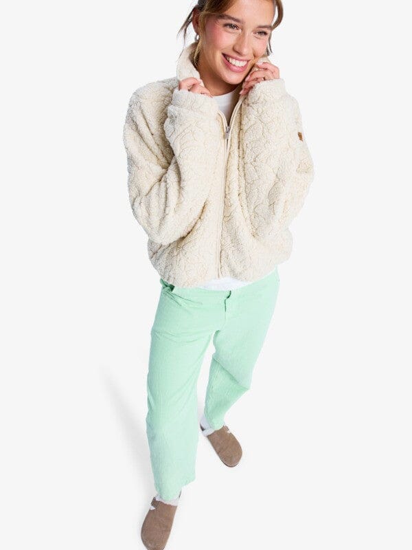 Blurry Cloud Fleece (XL) - Parchment Women's Hoodies & Sweatshirts Roxy