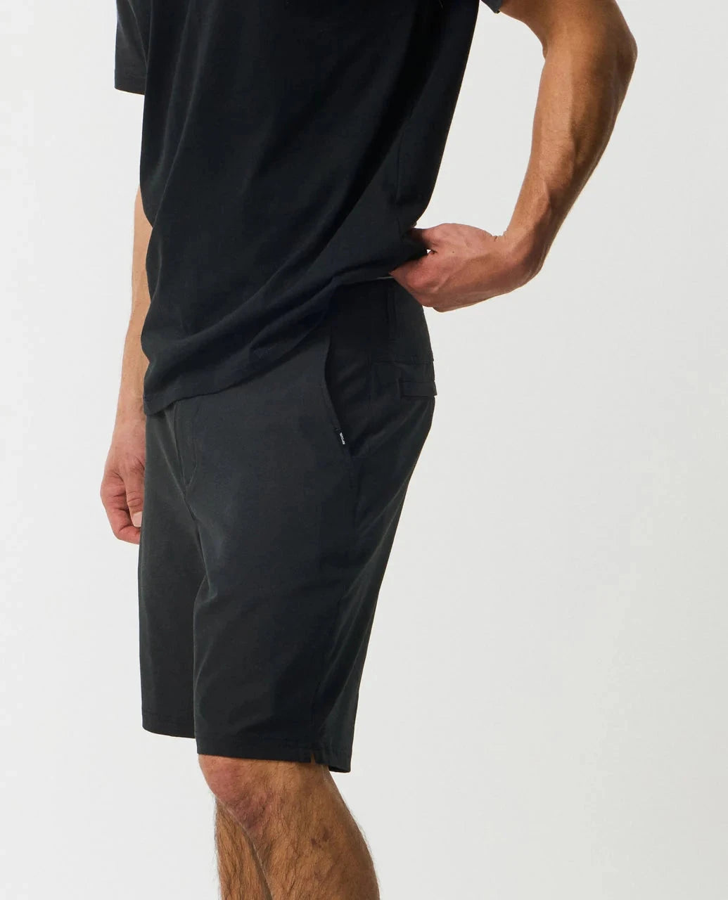 Boardwalk Phase 19 - Black Men's Shorts & Boardshorts Bathsheba Surf