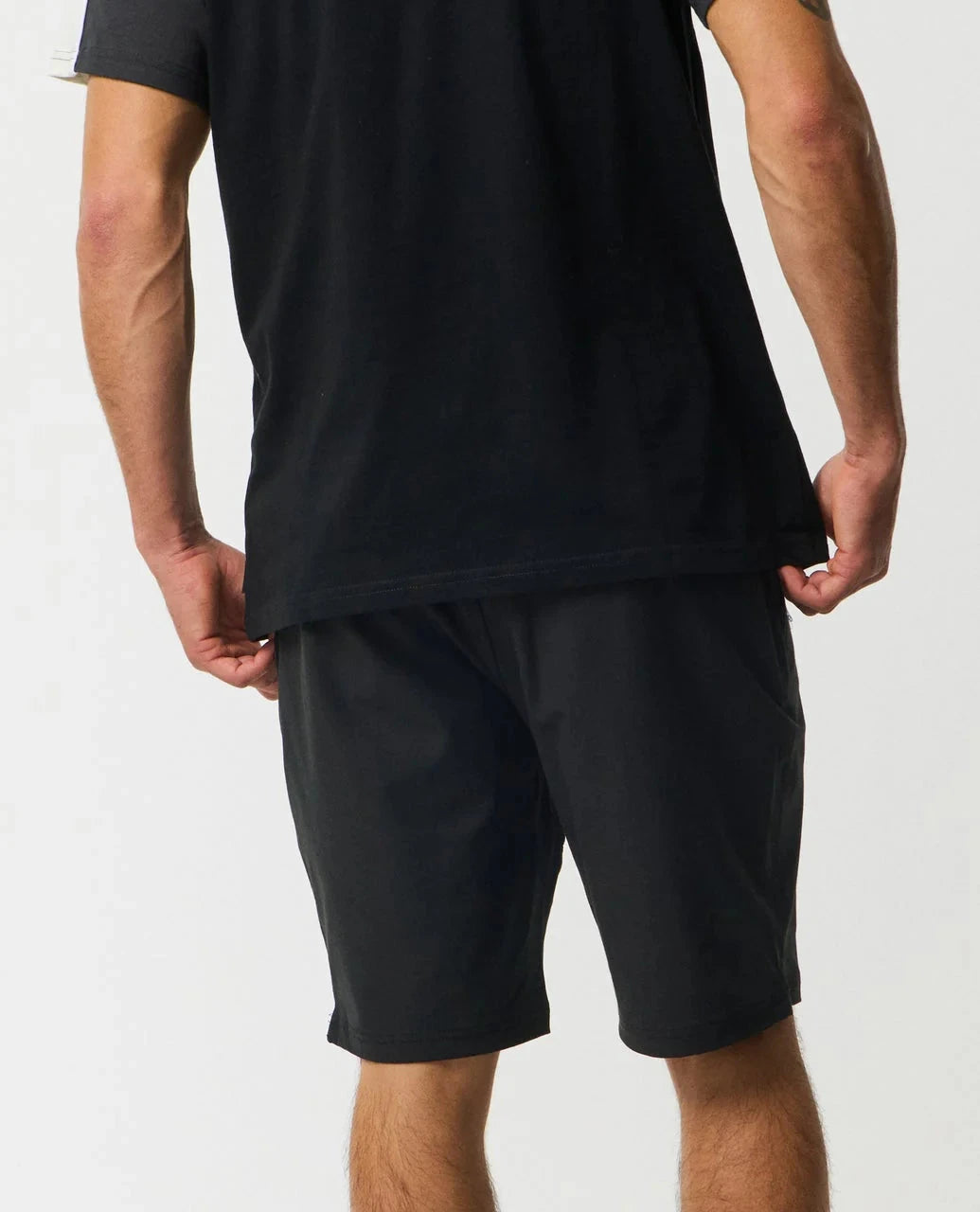 Boardwalk Phase 19 - Black Men's Shorts & Boardshorts Bathsheba Surf