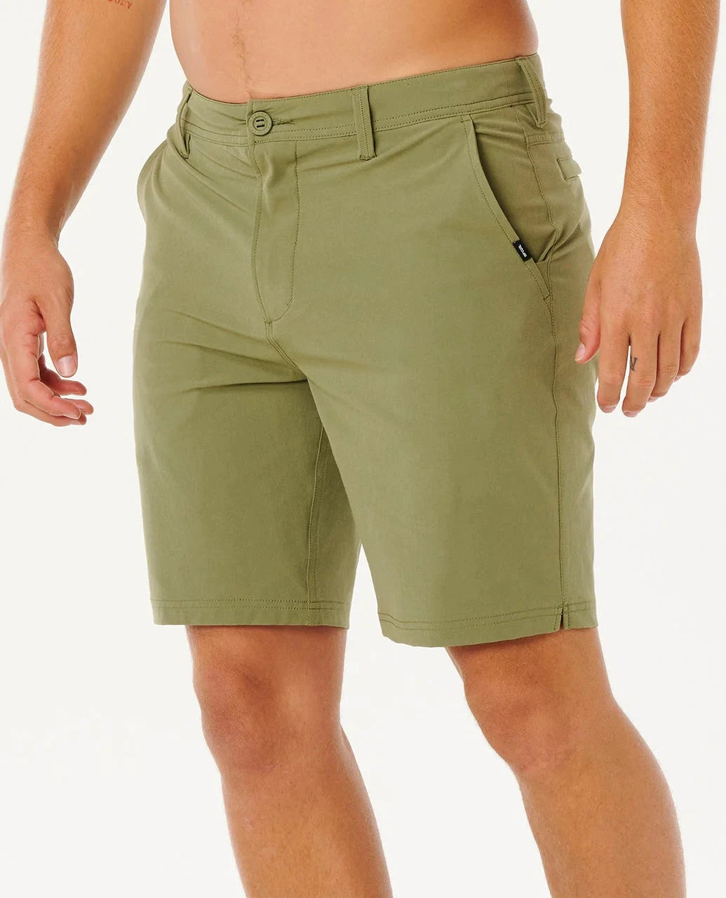 Boardwalk Phase 19 - Surplus Green Men's Shorts & Boardshorts Bathsheba Surf
