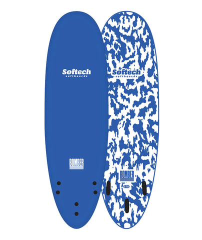 Bomber 6'4" - Royal Blue/White Surfboard Softech 