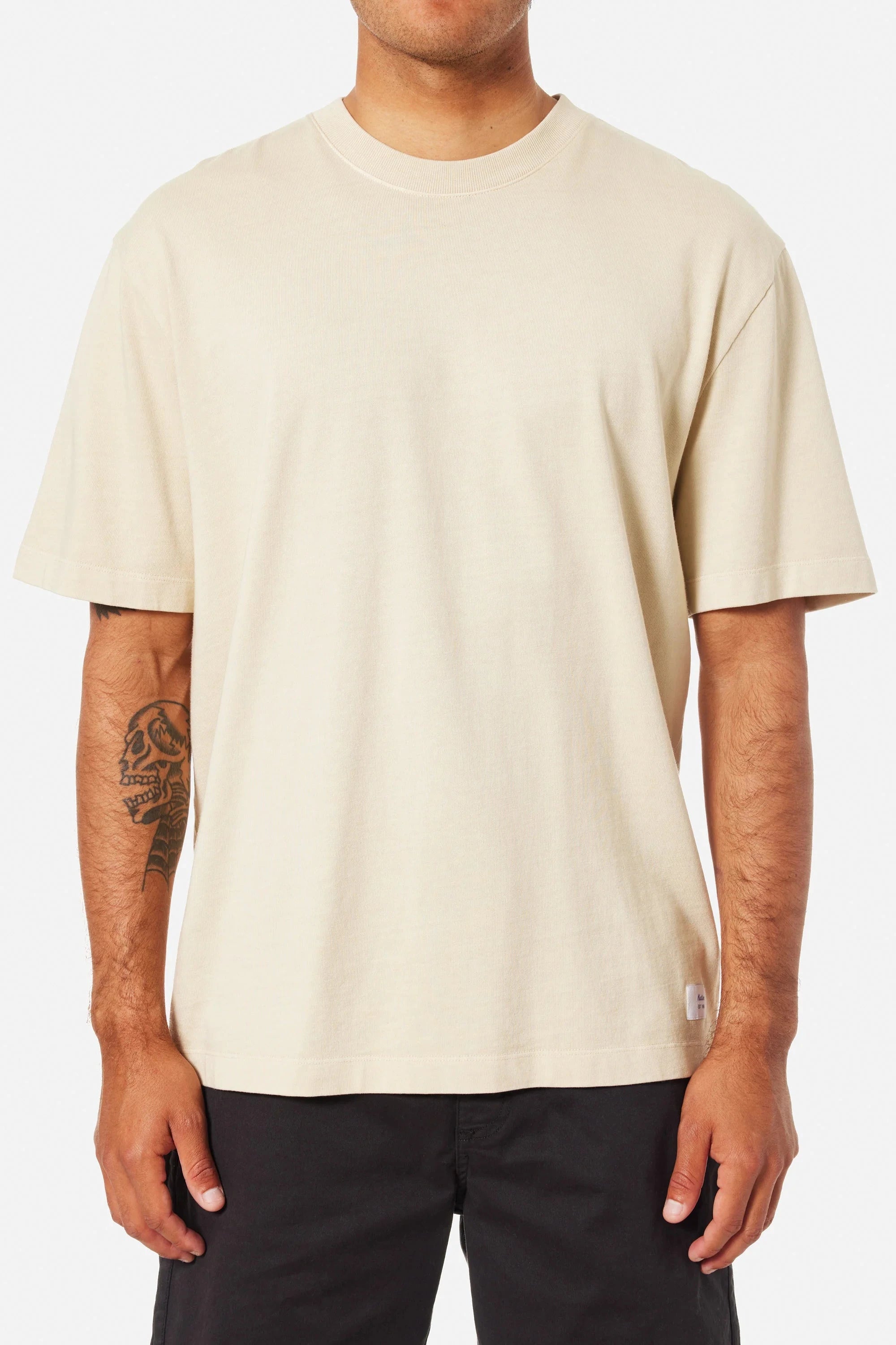 Box Fit Heritage Tee - Pelican Pigment Men's T-Shirts & Vests Katin S