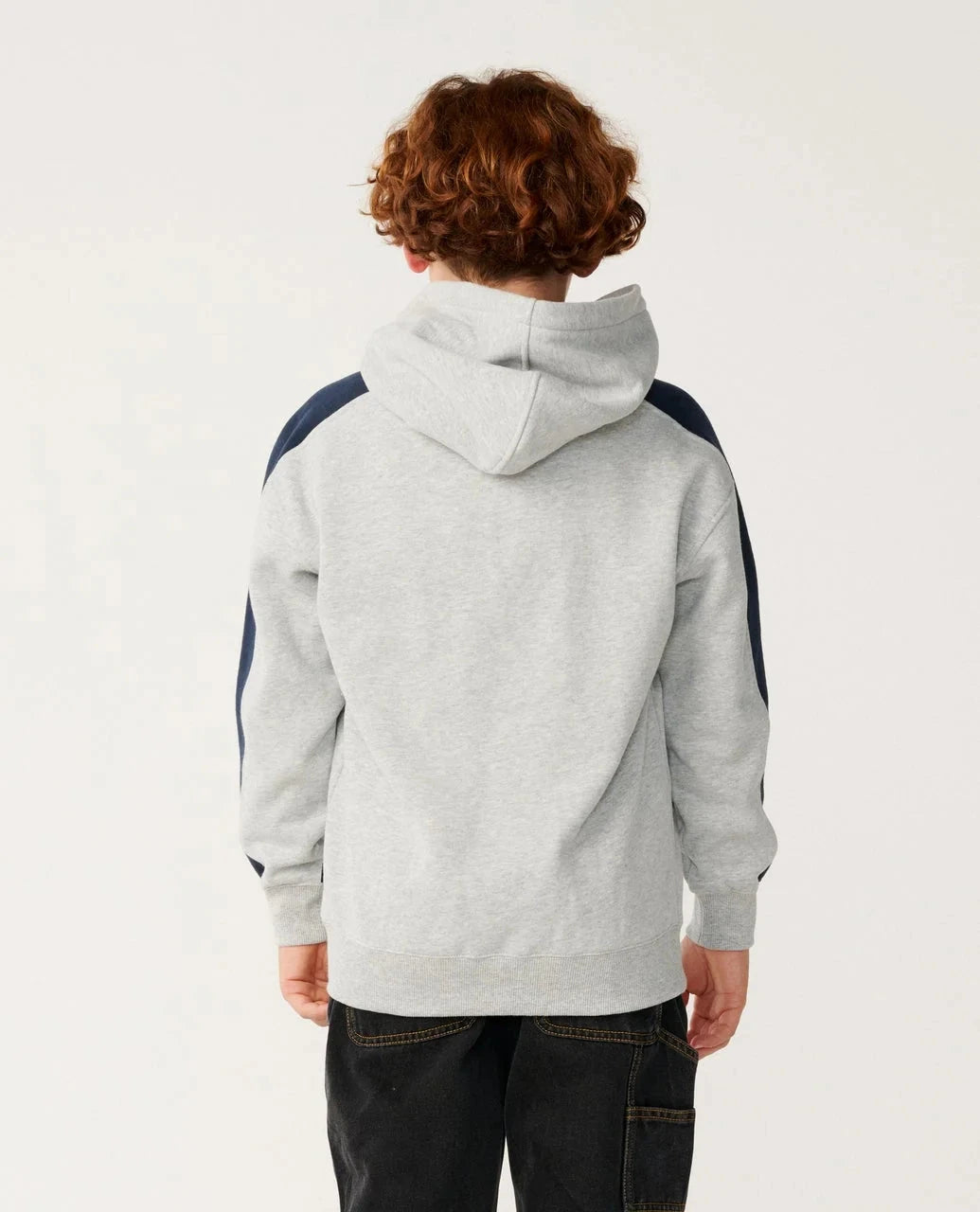 Boys Archive Panel Hood - Grey Marle Children's Hoodies Rip Curl