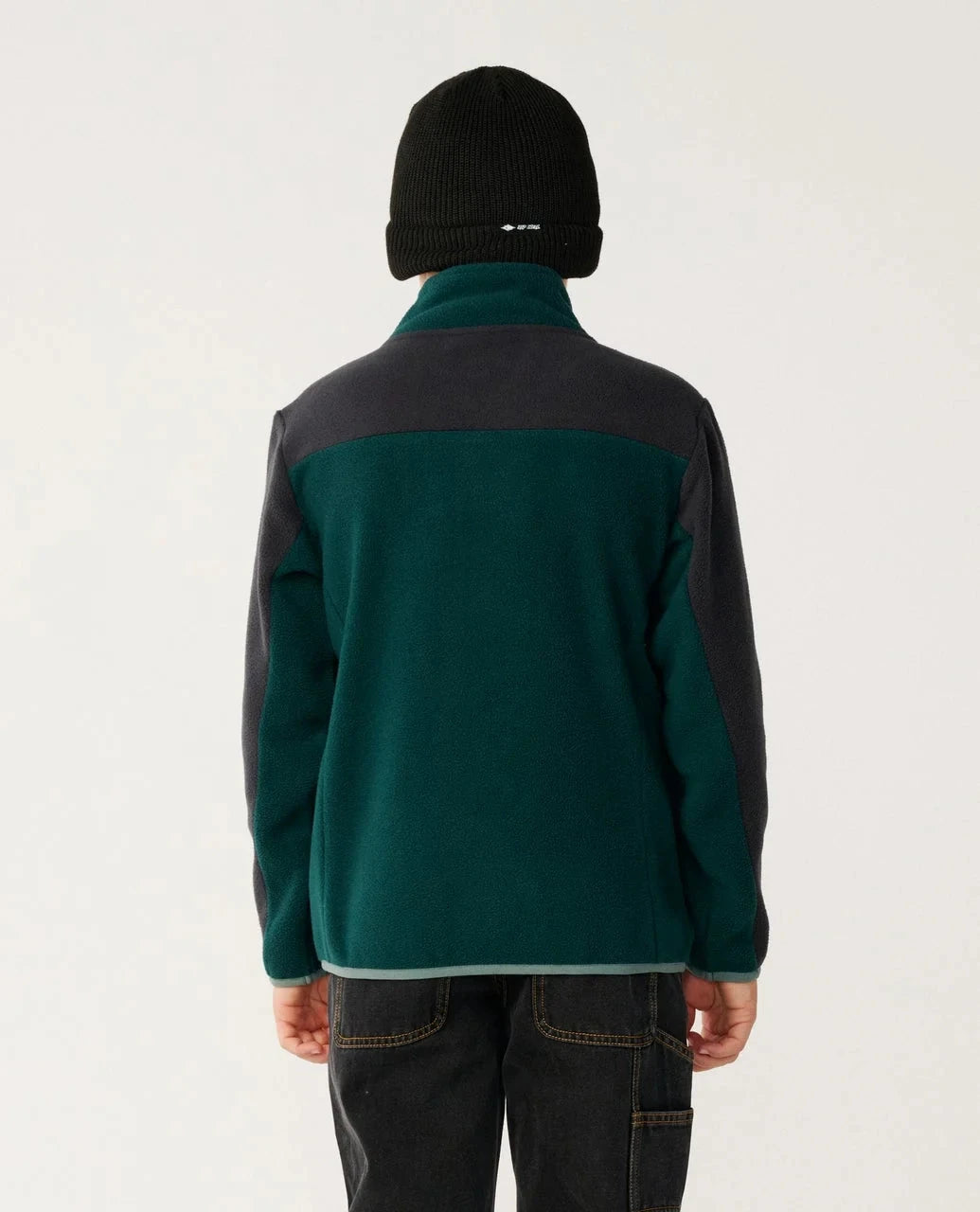 Boys Raw Energy Block Fleece - Blue/Green Children's Hoodies Rip Curl