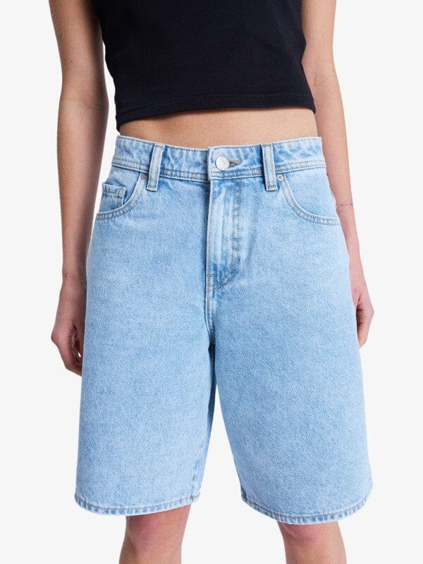 Breakers Mid Bermuda Denim Shorts - Sunbleached Women's Shorts & Boardshorts Roxy