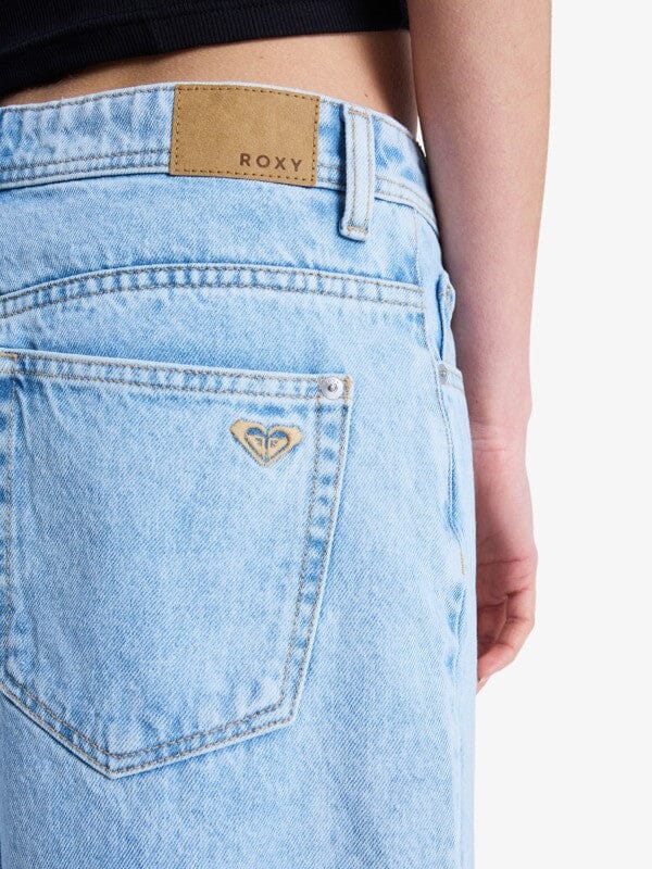 Breakers Mid Bermuda Denim Shorts - Sunbleached Women's Shorts & Boardshorts Roxy