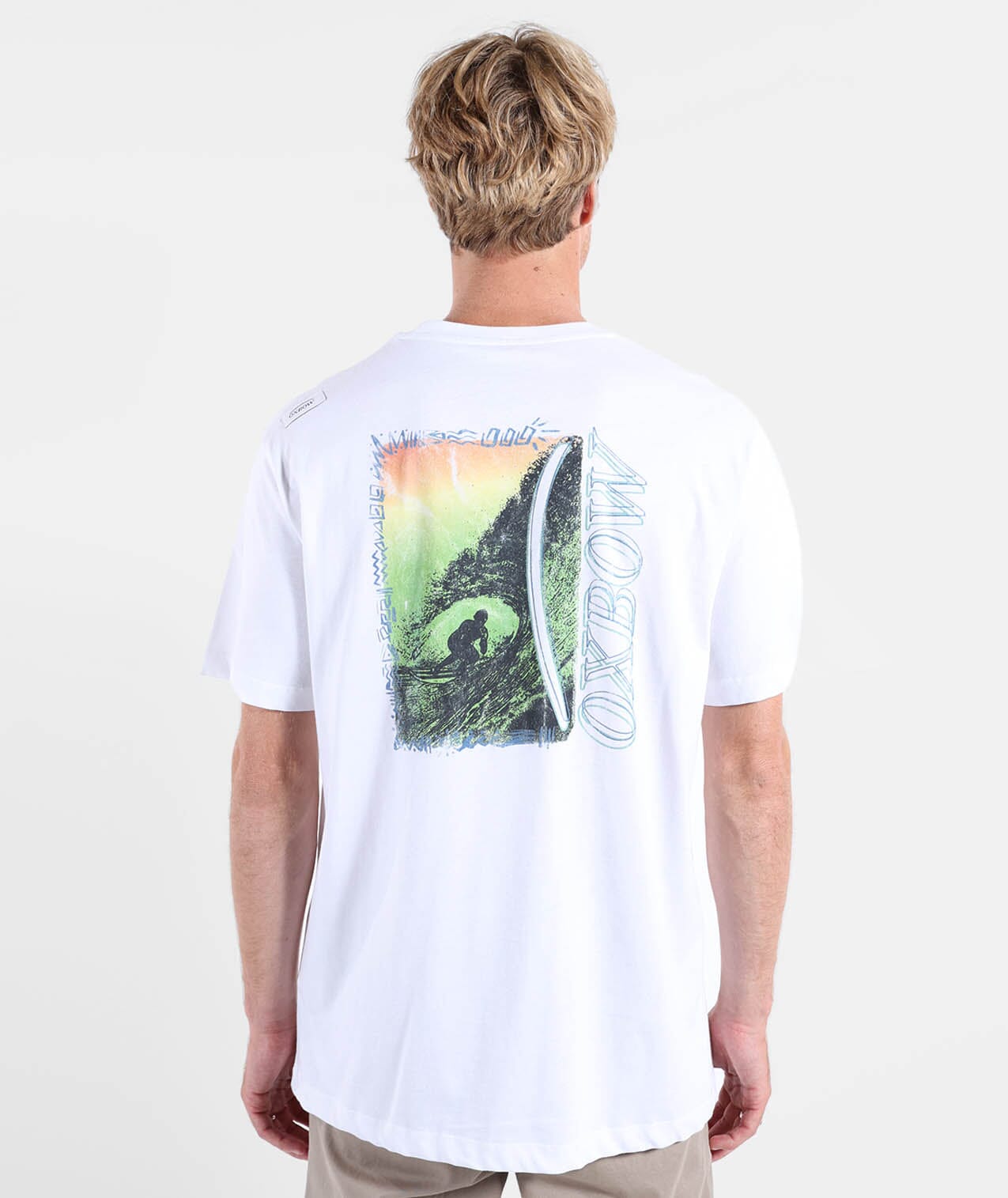 Cave Tee - White Men's T-Shirts & Vests Oxbow