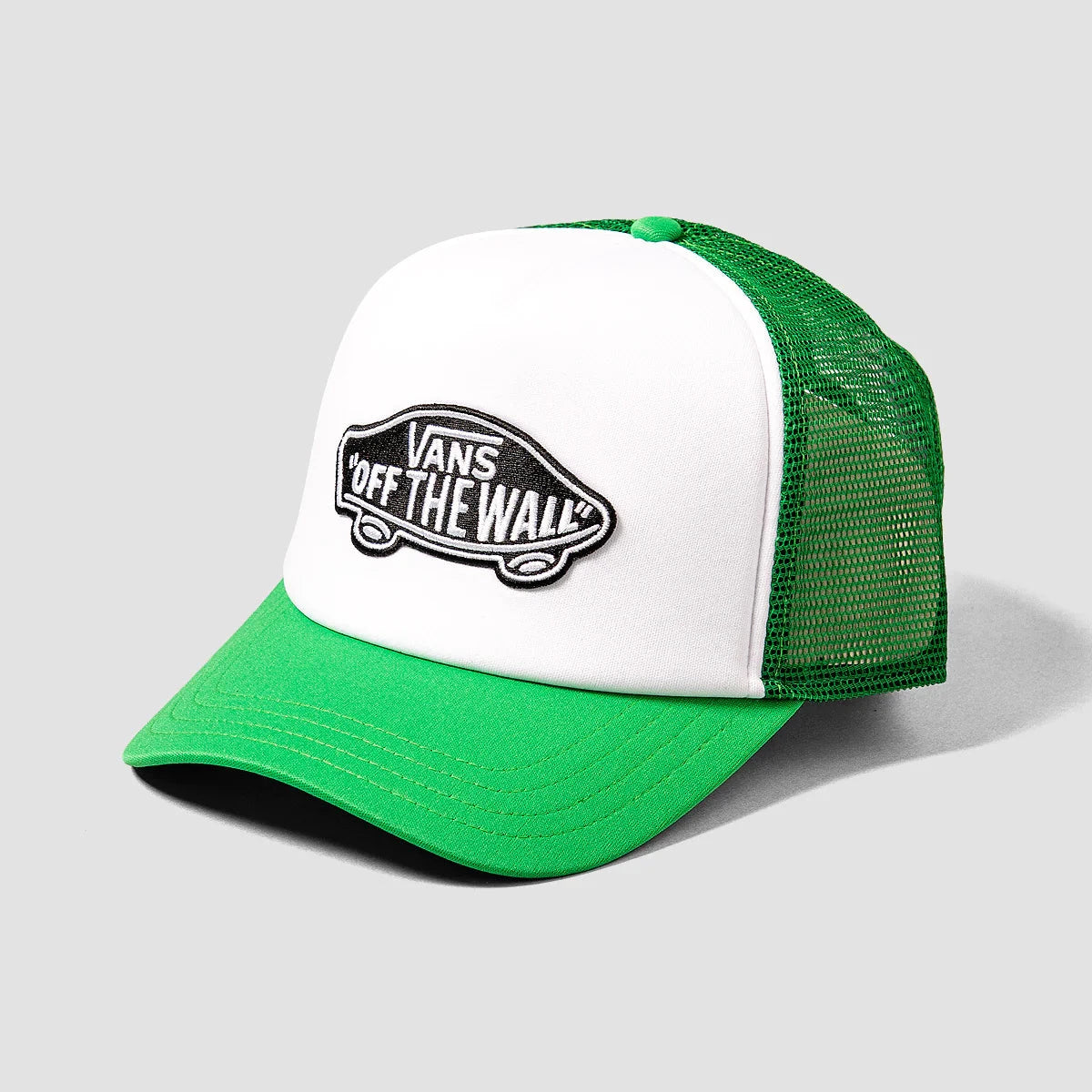 Classic Patch Curved Bill Trucker Cap - Vivid Verdant Men's Hats,Caps&Beanies Vans