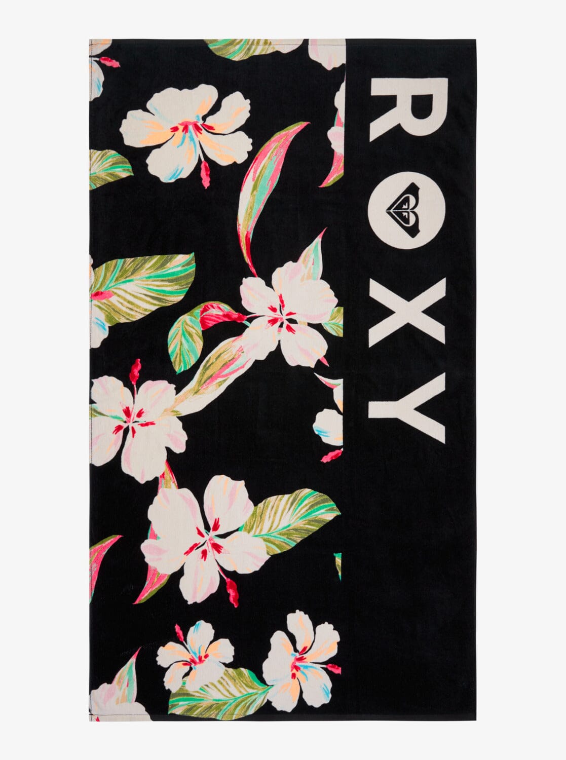 Cold water printed towel - anthracite spring charming Towel Roxy