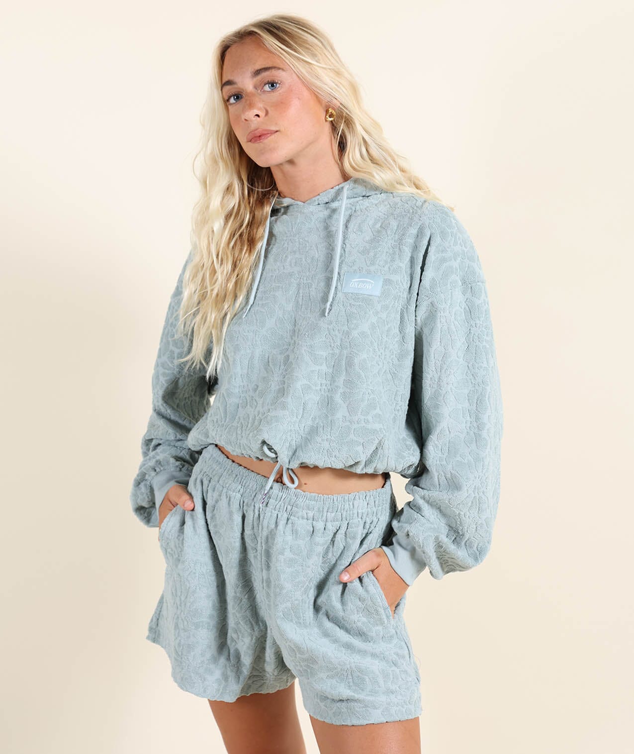 Coral Hoodie - Mist Women's Hoodies & Sweatshirts Oxbow XS