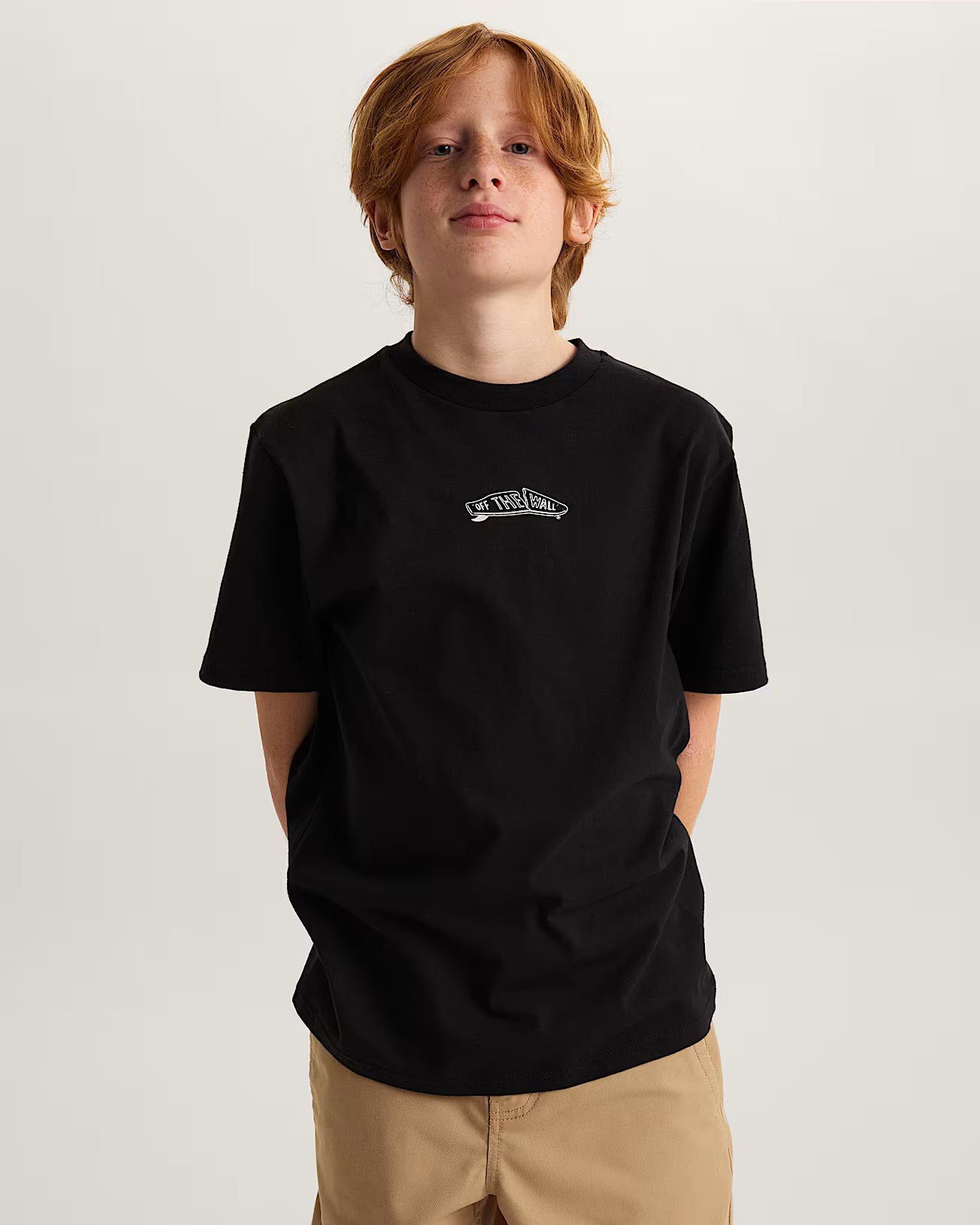 Crestline Kids Tee - Black Children's Tees Vans Youth