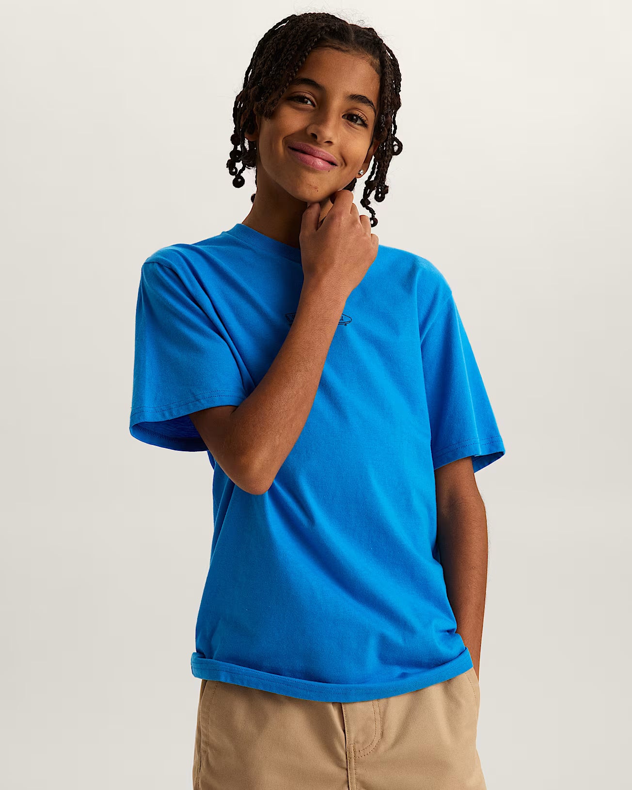 Crestline Kids Tee - Bright Azure Children's Tees Vans Youth