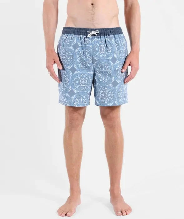 Darts Swim Short - Lost Blue Men's Shorts & Boardshorts Oxbow S