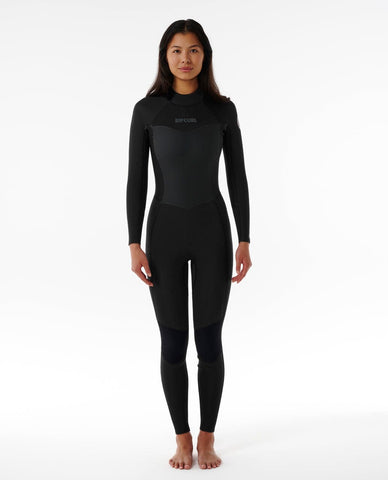 Dawn Patrol 4/3mm Back Zip - Black (2024) Women's wetsuits Rip Curl women UK6 