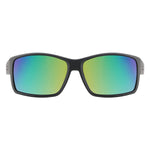 DD Chill - Satin Black/Grey,Green Fusion Mirror Polarised Sunglasses Dirty Dog 