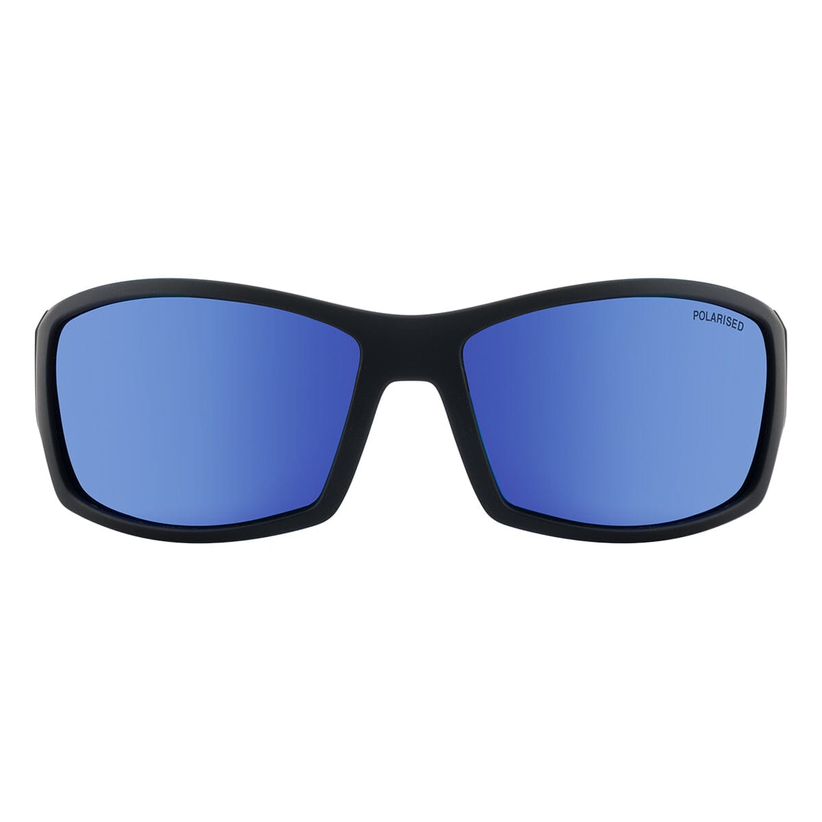 DD Defendor - Satin Black - Grey/Blue Mirror Polarised Sunglasses Dirty Dog