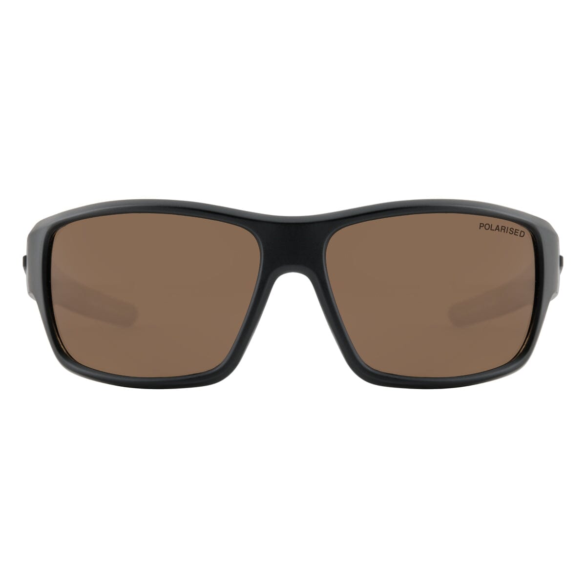 DD Knox - Satin Black - Brown Polarised Sunglasses Dirty Dog