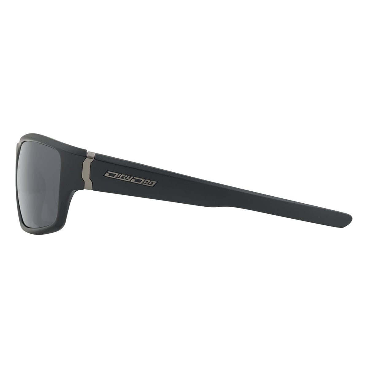 DD Knox - Satin Black - Grey Polarised Sunglasses Dirty Dog